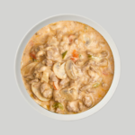 Beef Stroganoff with pasta or Rice